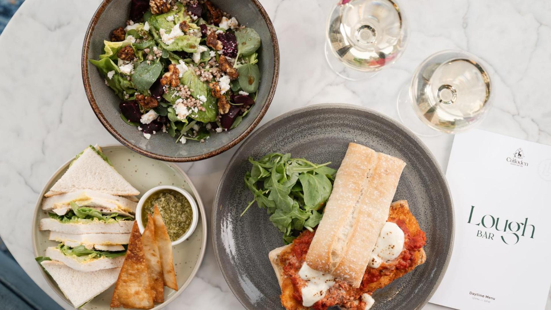 The Culloden Estate And Spa Holywood  Exteriér fotografie A selection of dishes from the menu